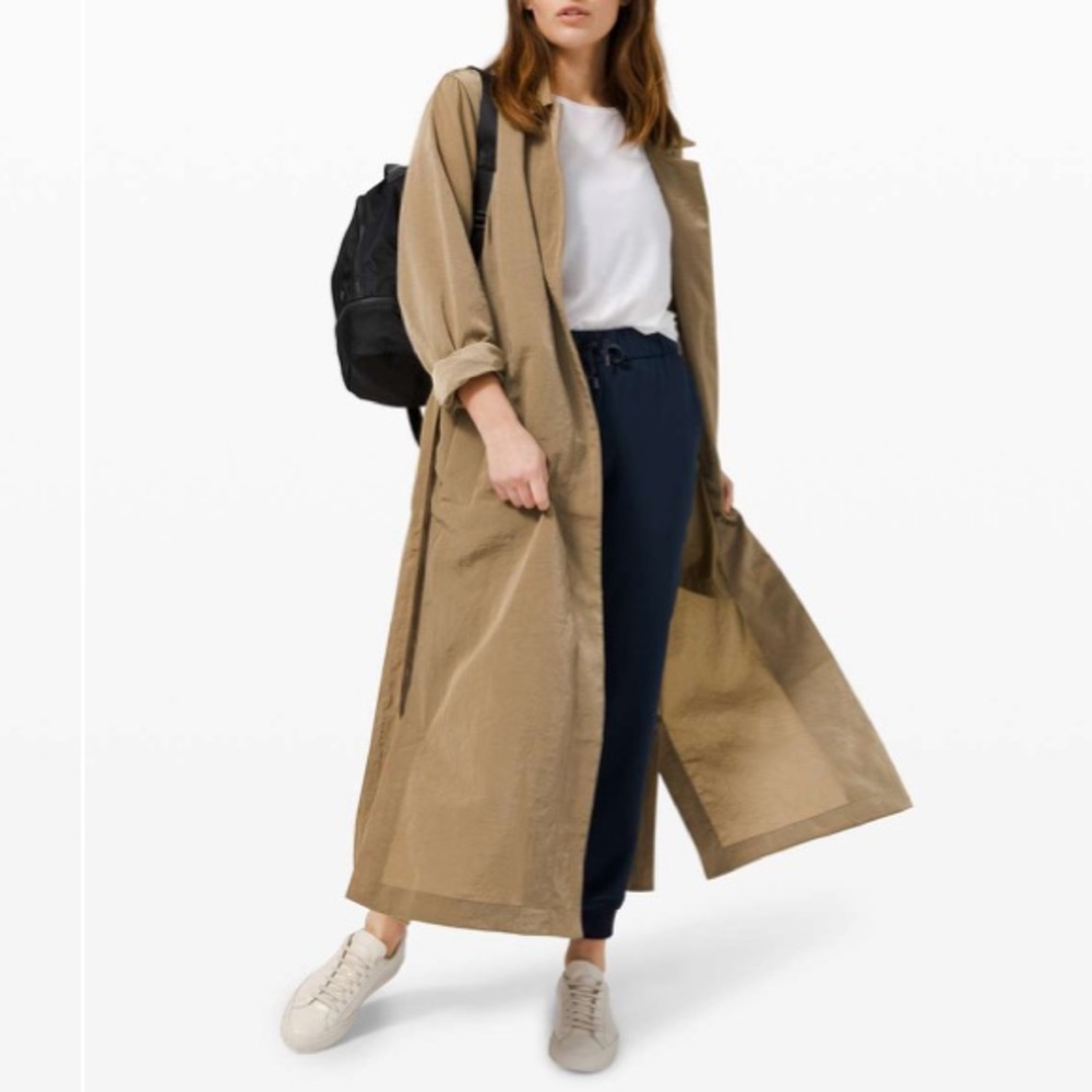 🆕 Lululemon Always Effortless Trench Jacket • Frontier • Sz 6